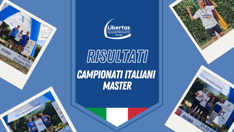 RISULTATI CAMPIONATI ITALIANI MASTER 2024 🇮🇹